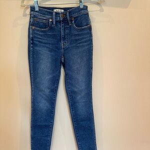 Madewell High Rise Blue Jeans